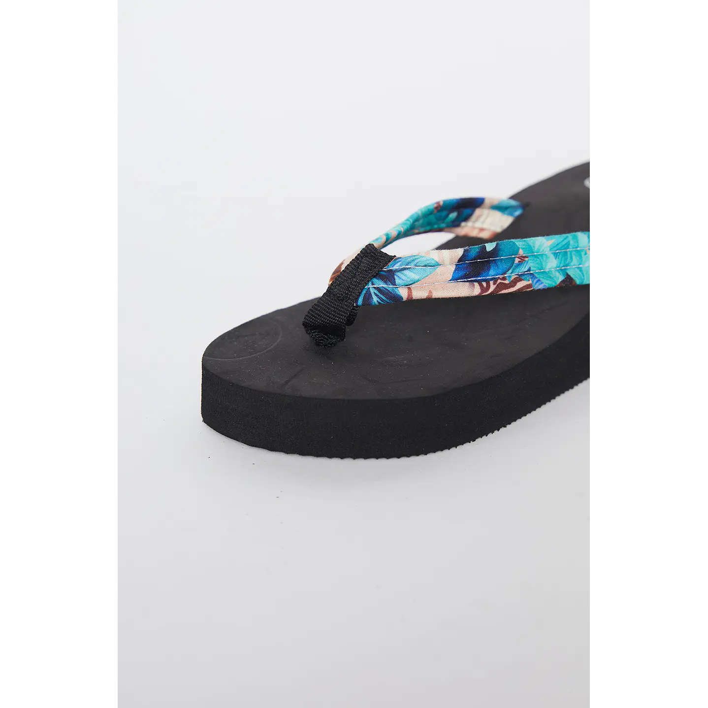 Hawaianas Zuecos Tela Mujer Azul Familyshop 3