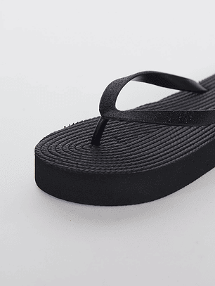 Hawaianas Zuecos Básica Mujer Negro Familyshop