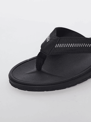 Sandalia Huincha Hombre Negro Familyshop