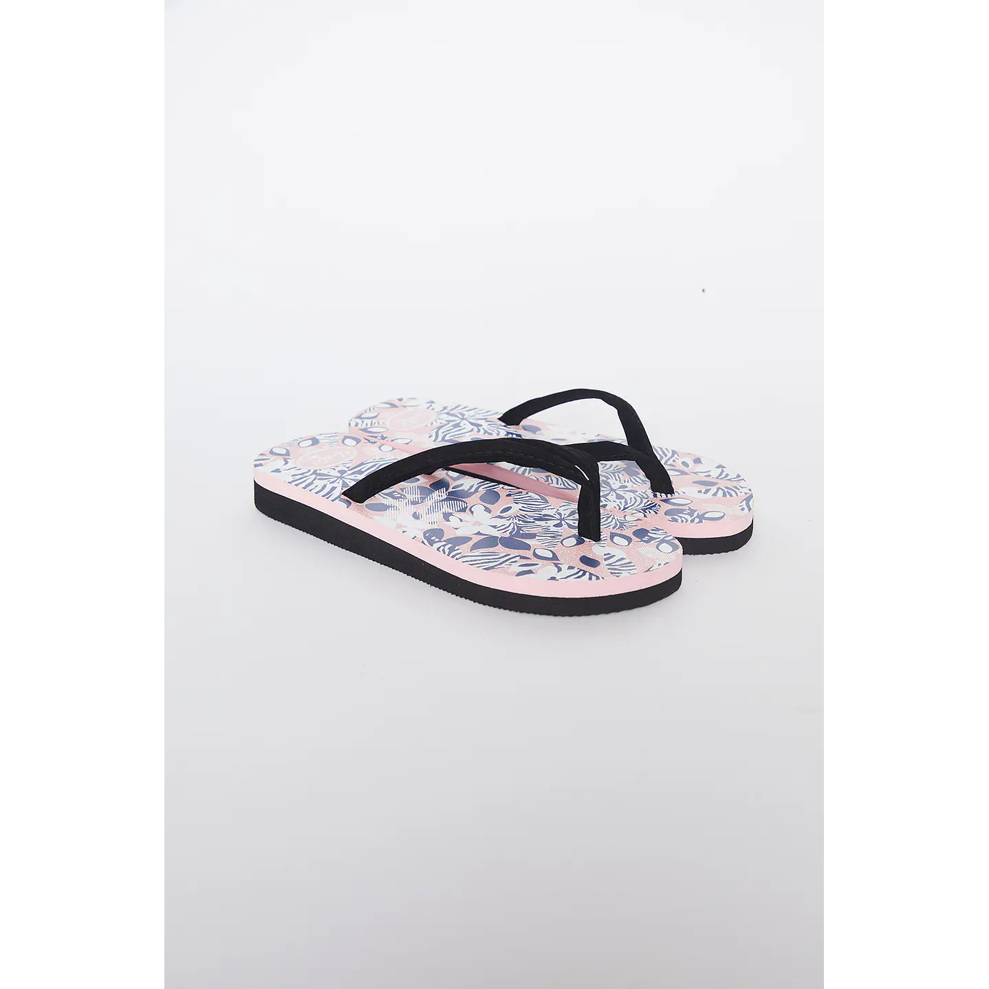 Hawaianas Zuecos Tela Mujer Rosado Familyshop 1