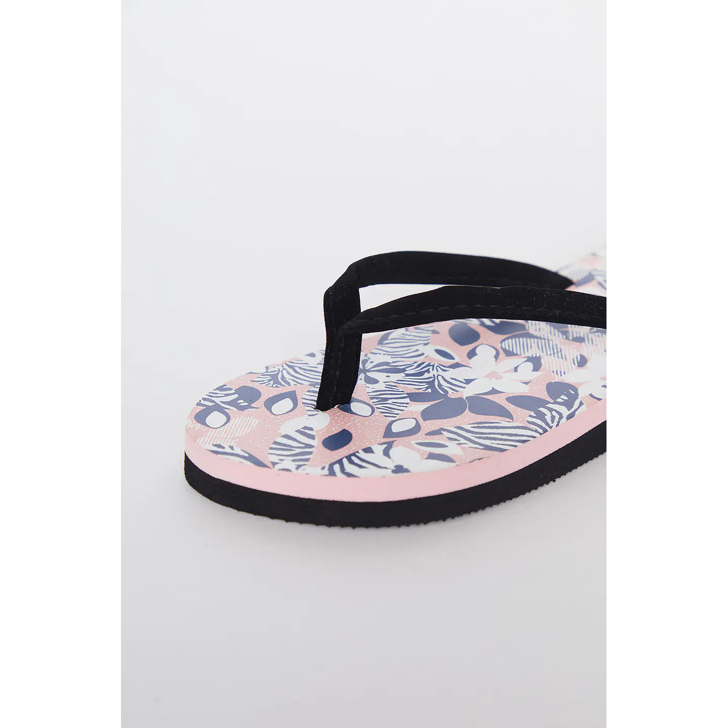 Hawaianas Zuecos Tela Mujer Rosado Familyshop 2