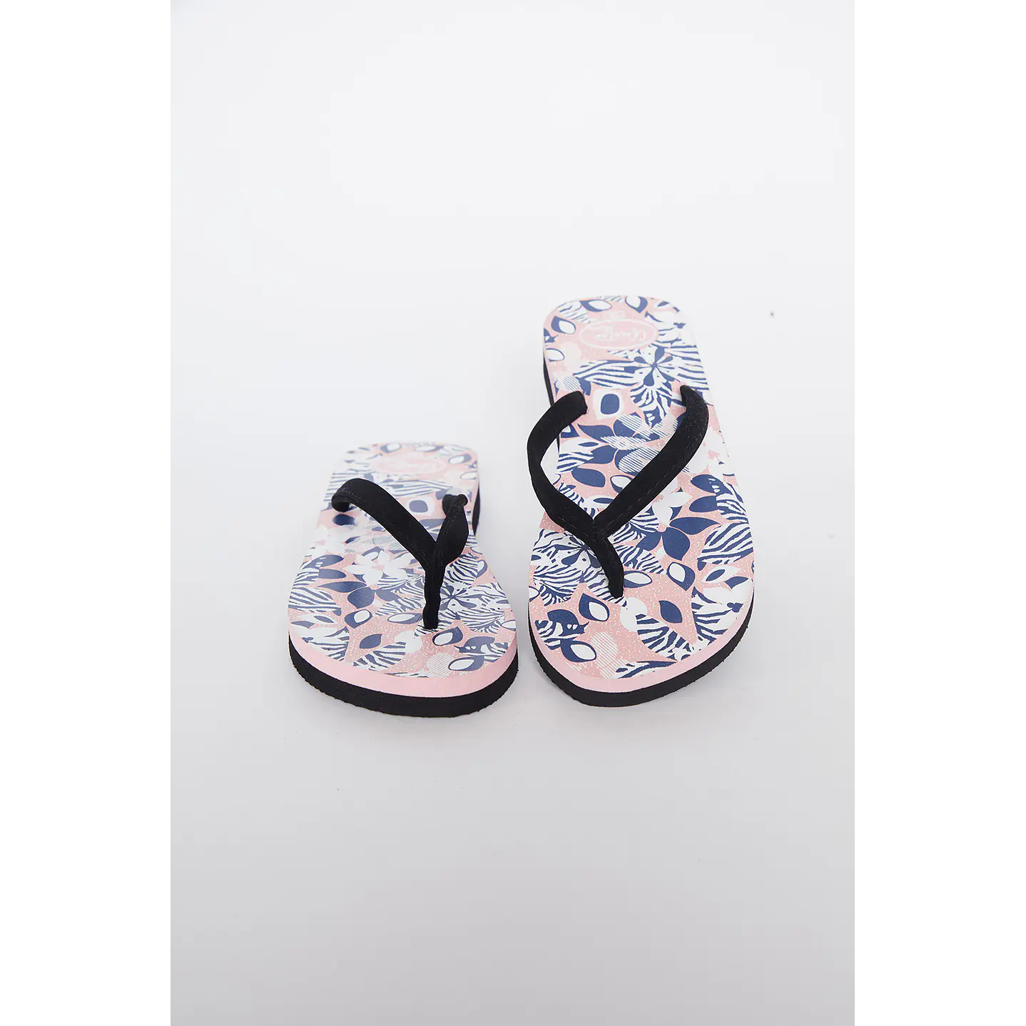 Hawaianas Zuecos Tela Mujer Rosado Familyshop 3