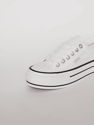 Zapatilla Lona Mujer Blanco Familyshop