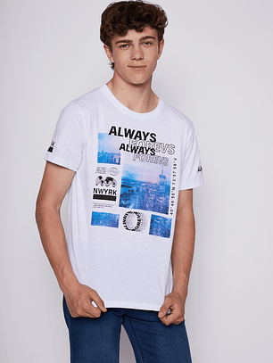 Polera Lolo Always Blanco Familyshop