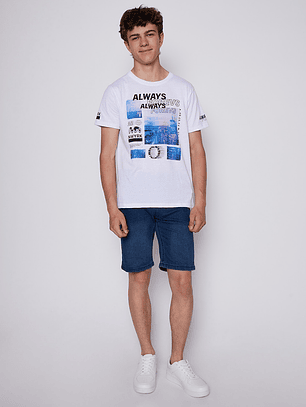 Polera Lolo Always Blanco Familyshop