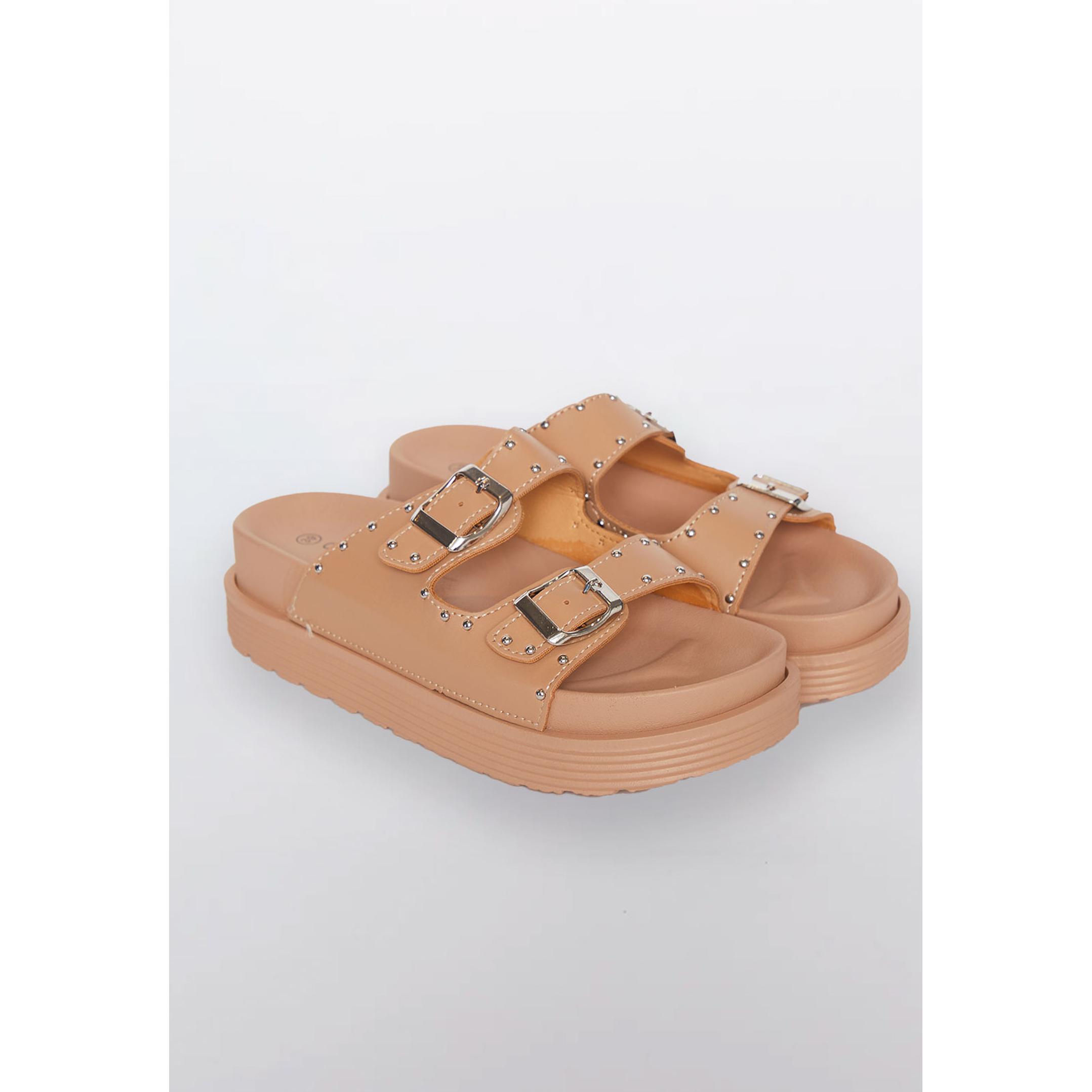 Sandalia Tachas Mujer Café Familyshop 1