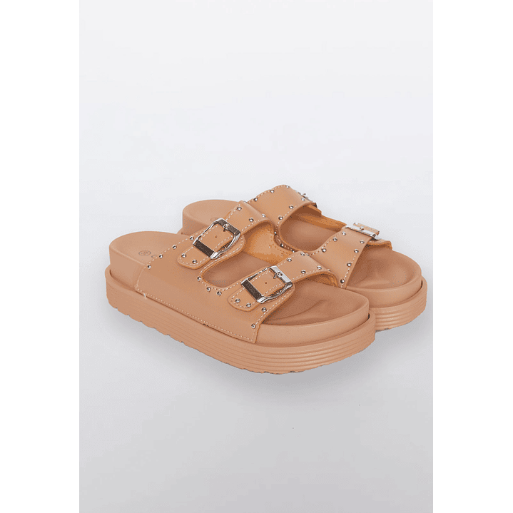 Sandalia Tachas Mujer Café Familyshop 1
