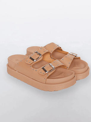 Sandalia Tachas Mujer Café Familyshop