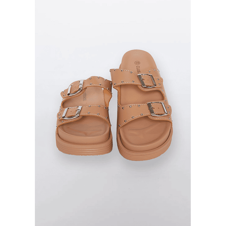 Sandalia Tachas Mujer Café Familyshop 2