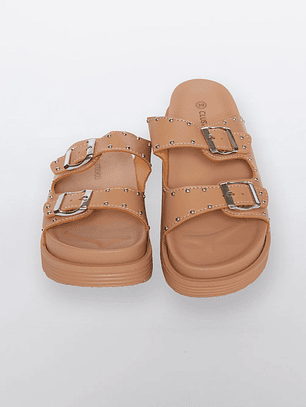 Sandalia Tachas Mujer Café Familyshop