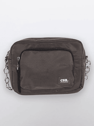 Cartera Croosbody Mujer Gris Familyshop