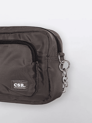 Cartera Croosbody Mujer Gris Familyshop