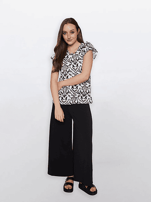 Polera B&N Mujer Azul Familyshop