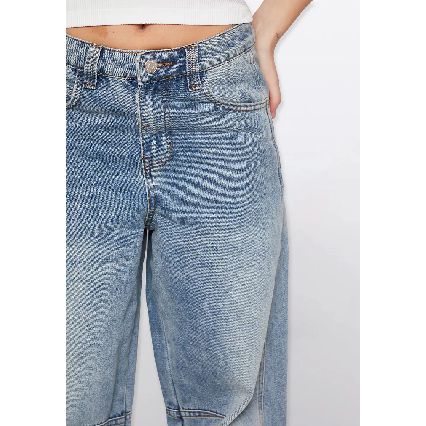 Jeans Balloon Mujer Celeste Familyshop 3