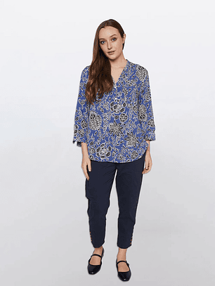 Blusa Chic Mao Mujer Azul Familyshop