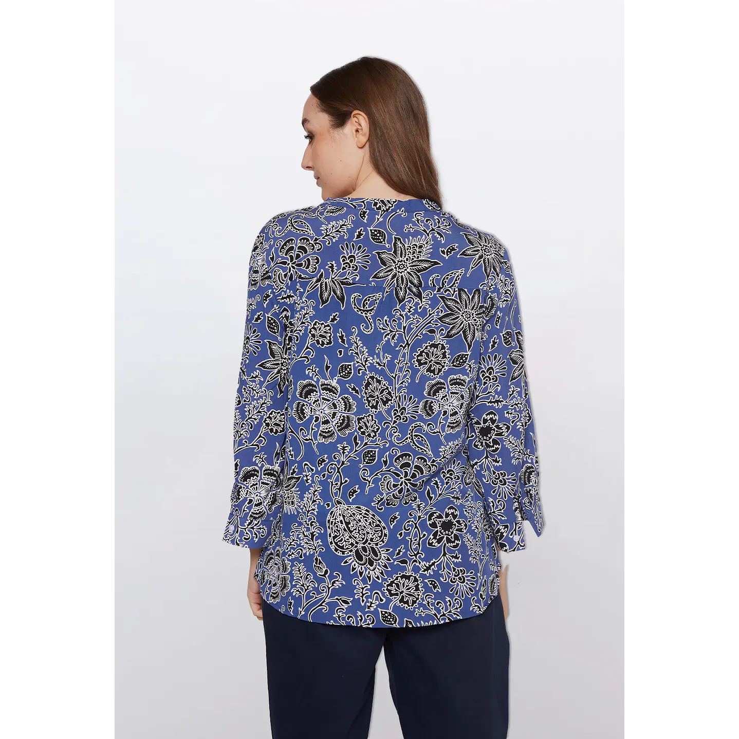 Blusa Chic Mao Mujer Azul Familyshop 4