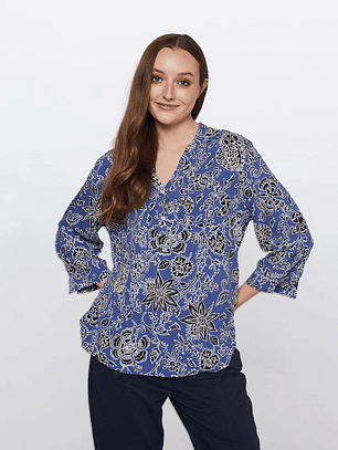 Blusa Chic Mao Mujer Azul Familyshop