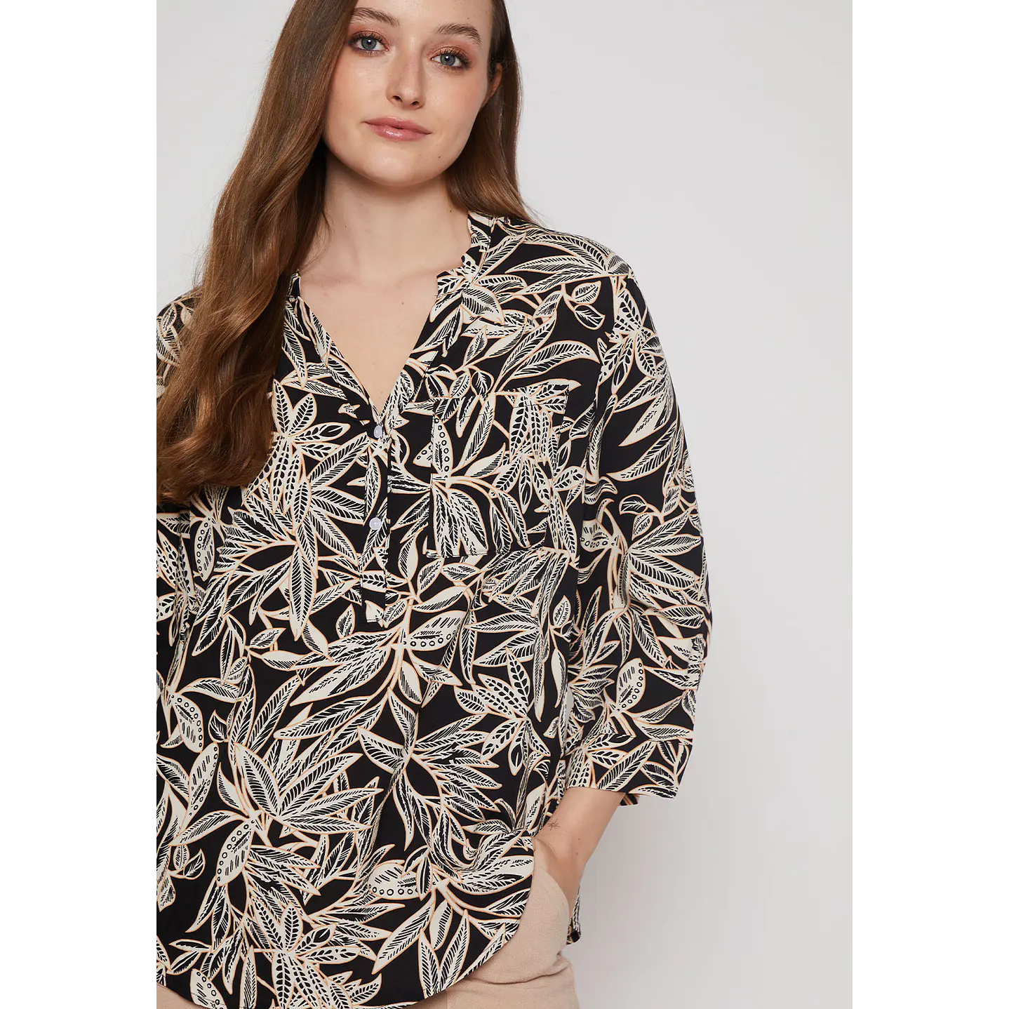 Blusa Chic Mao Mujer Negro Familyshop 4