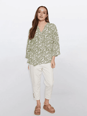 Blusa Chic Mujer Verde Familyshop