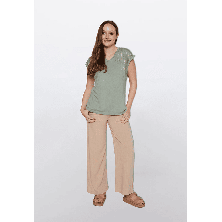 Pantalón Lino Mujer Arena Familyshop 2