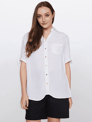 Blusa Mujer Chic Blanco Familyshop