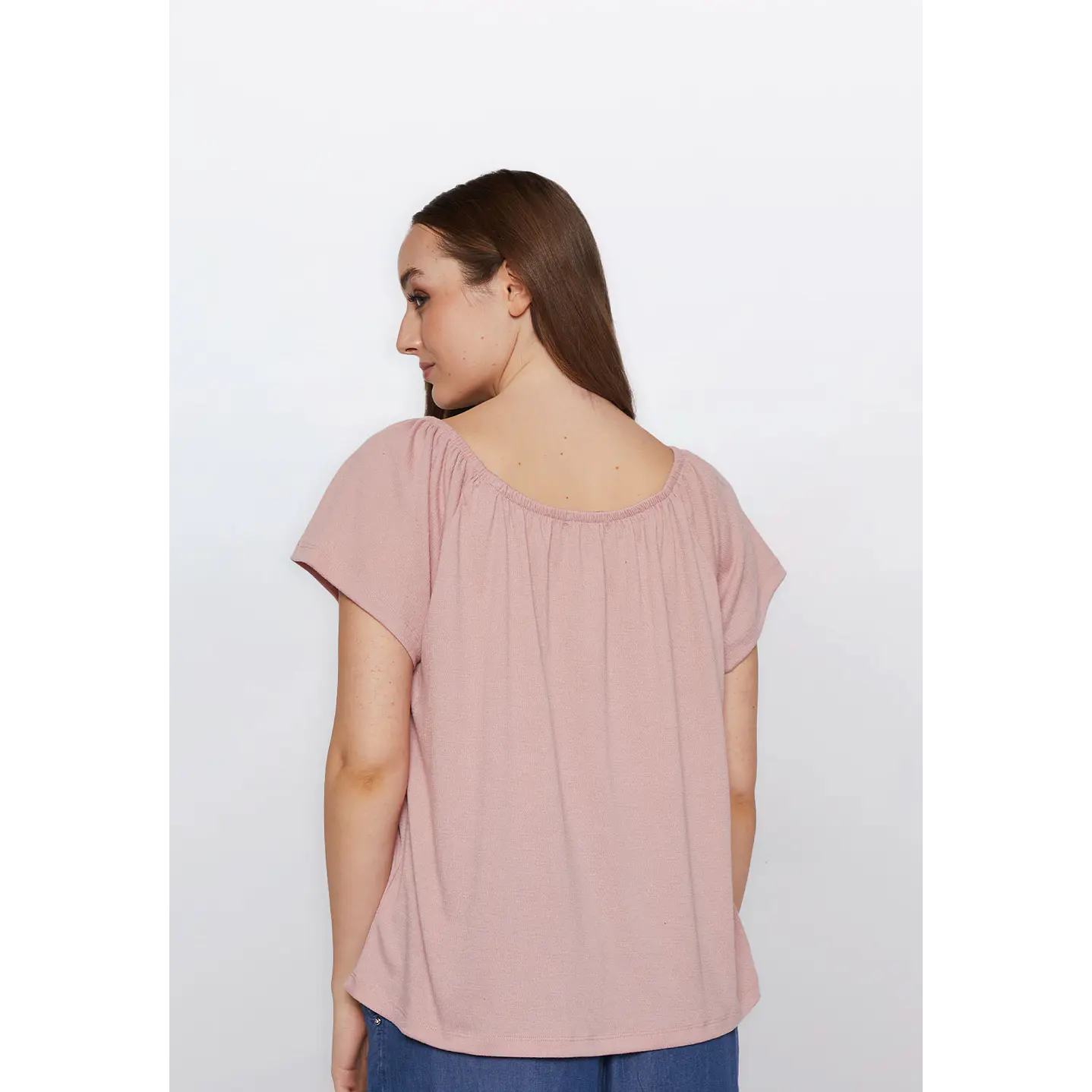 Polera Mujer Chic Botones Rosado Familyshop 4