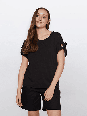 Polera Mujer Canut Negro Familyshop