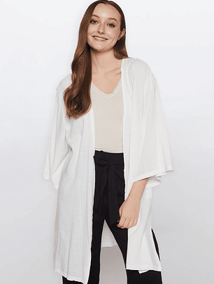 Tapado Mujer Manga 3/4 Crudo Familyshop