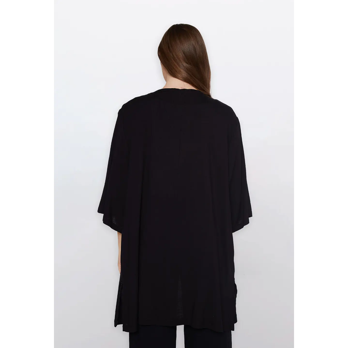 Tapado Mujer Manga 3/4 Negro Familyshop 4