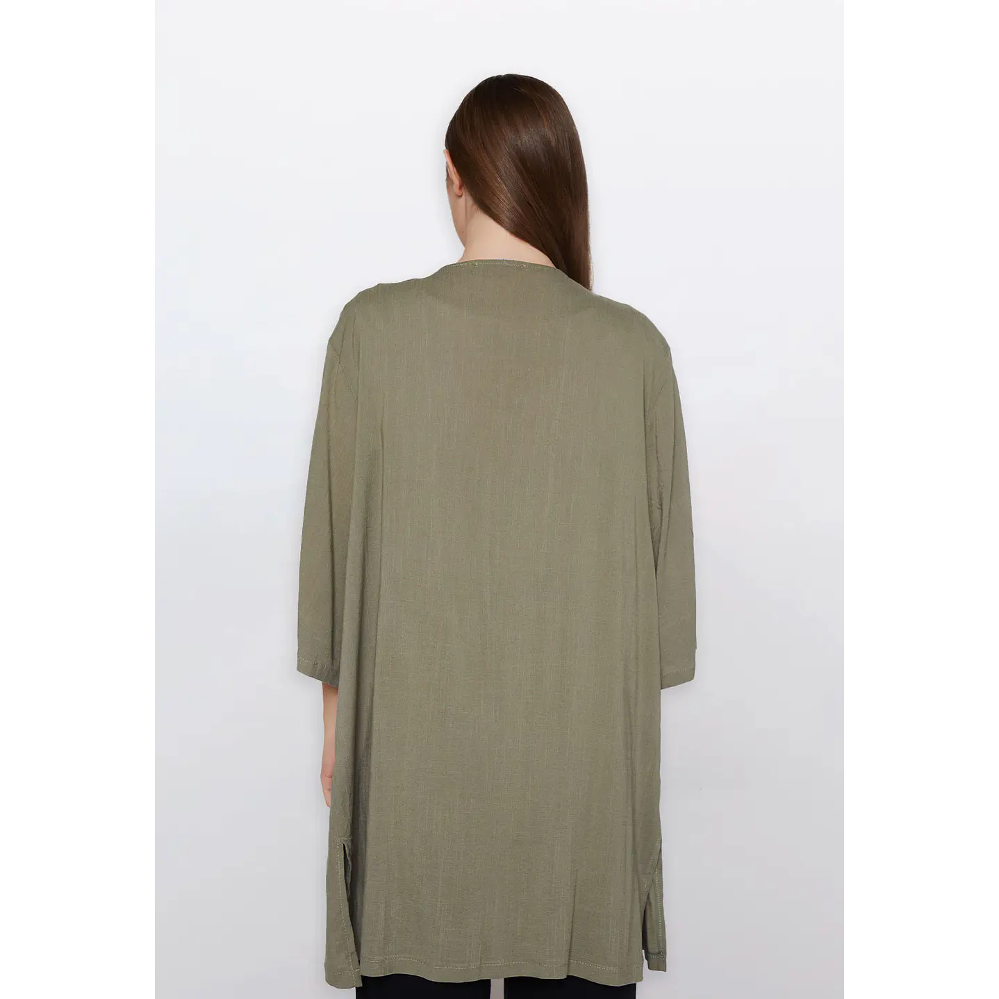 Tapado Mujer Manga 3/4 Verde Familyshop 3