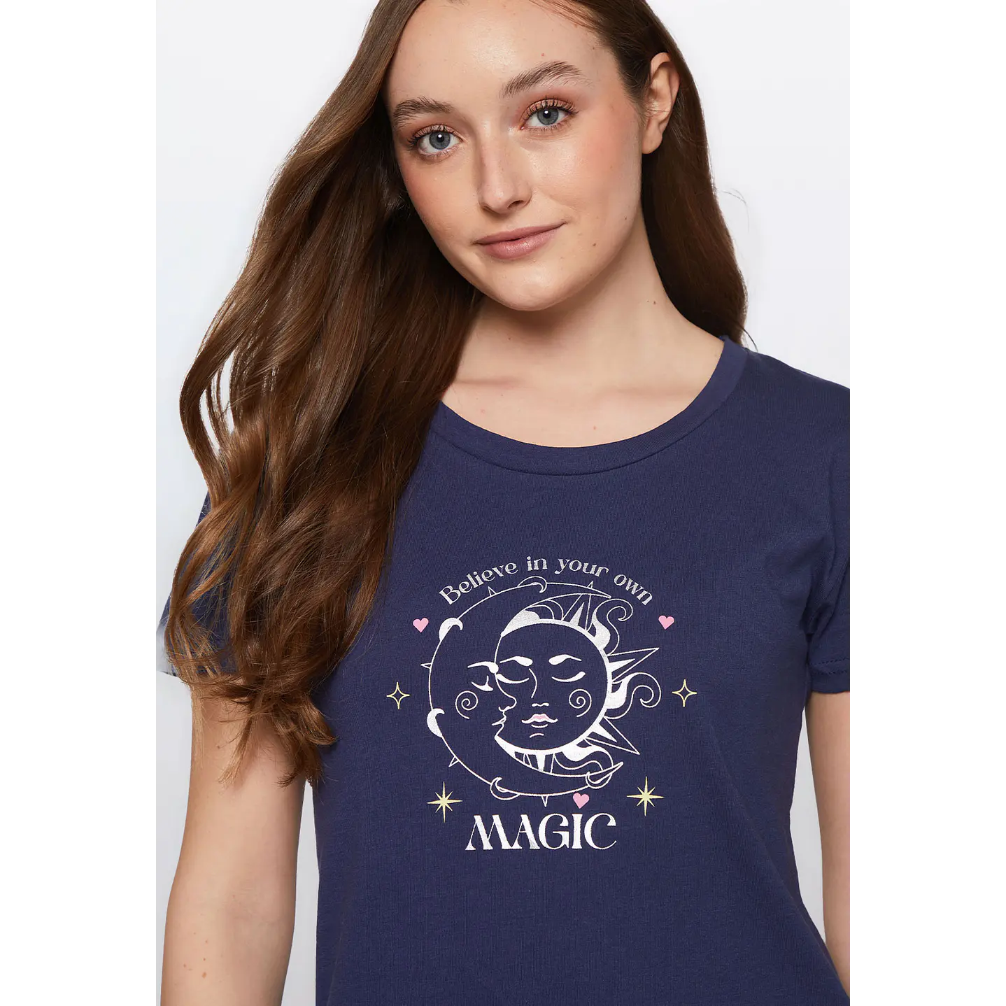 Pijama Corto Estrella Mujer Morado Familyshop 3