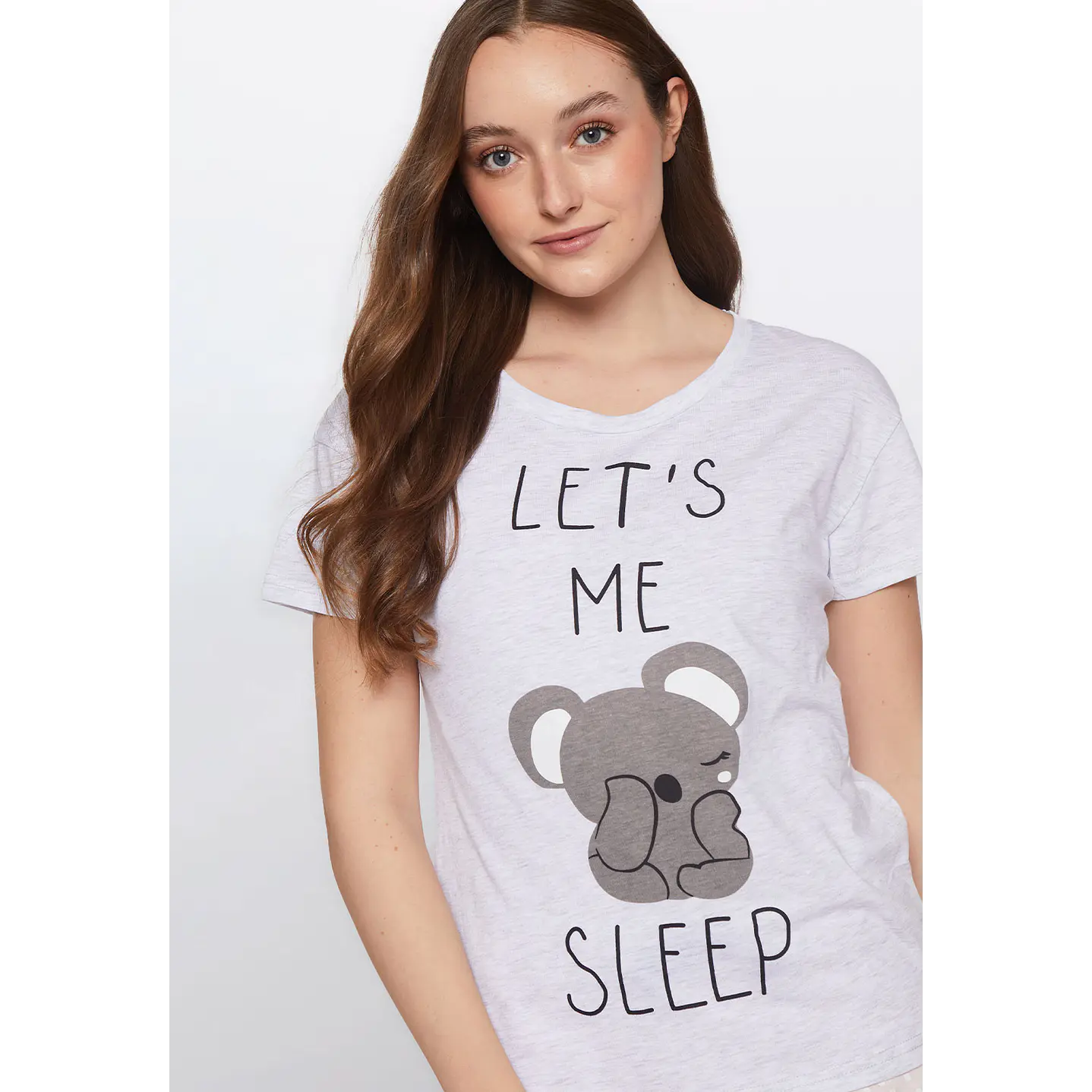 Pijama Corto Sleep Mujer Gris Familyshop 3