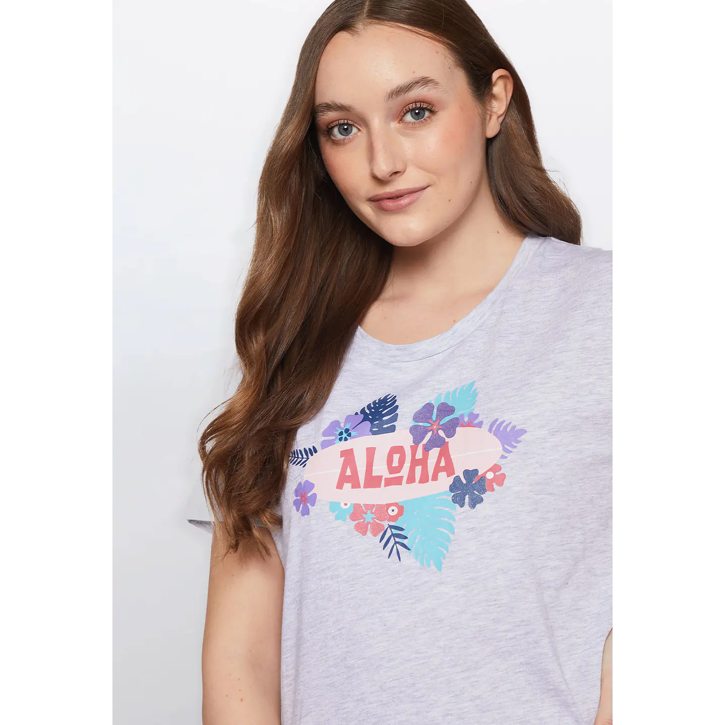Pijama Corto Aloha Mujer Gris Familyshop 5