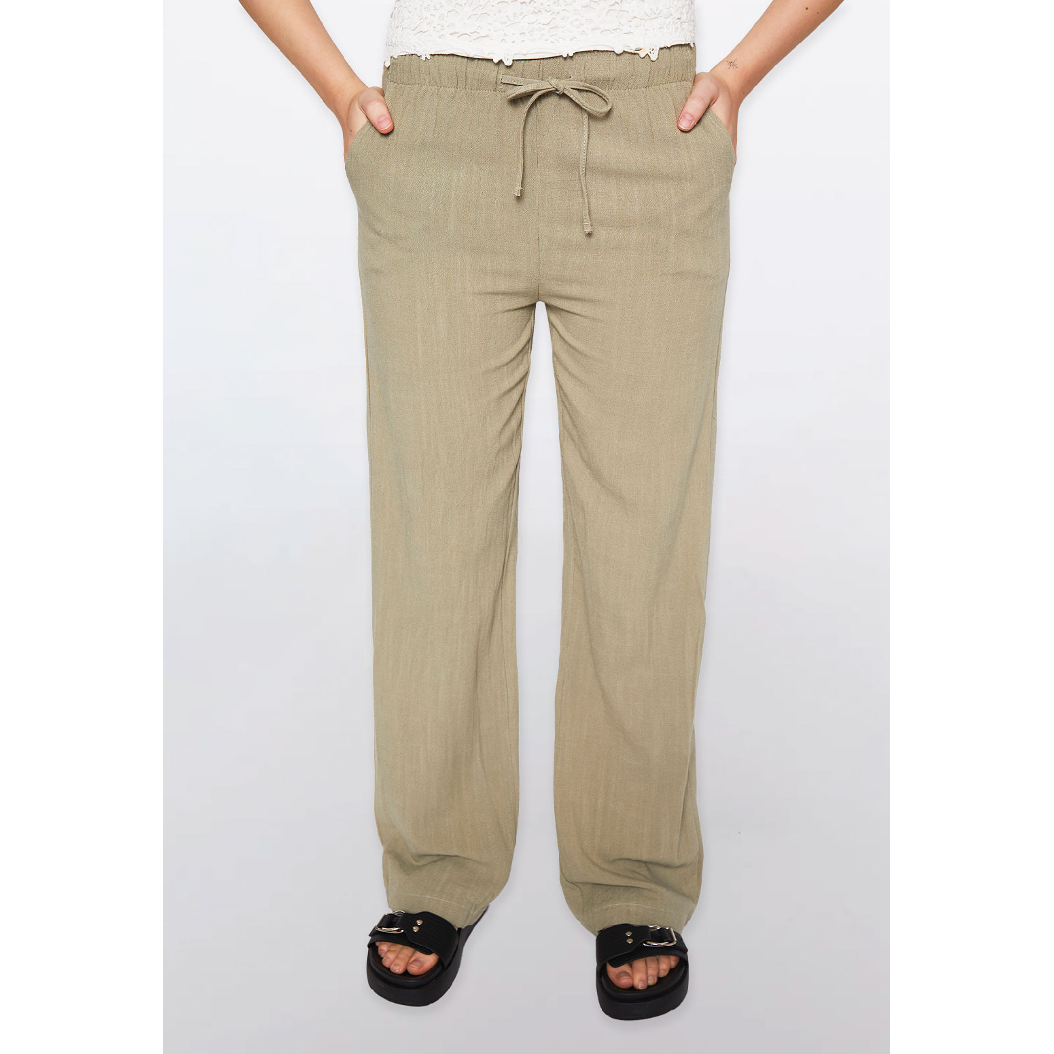 Pantalón Mujer Manga Corta Verde Familyshop 1