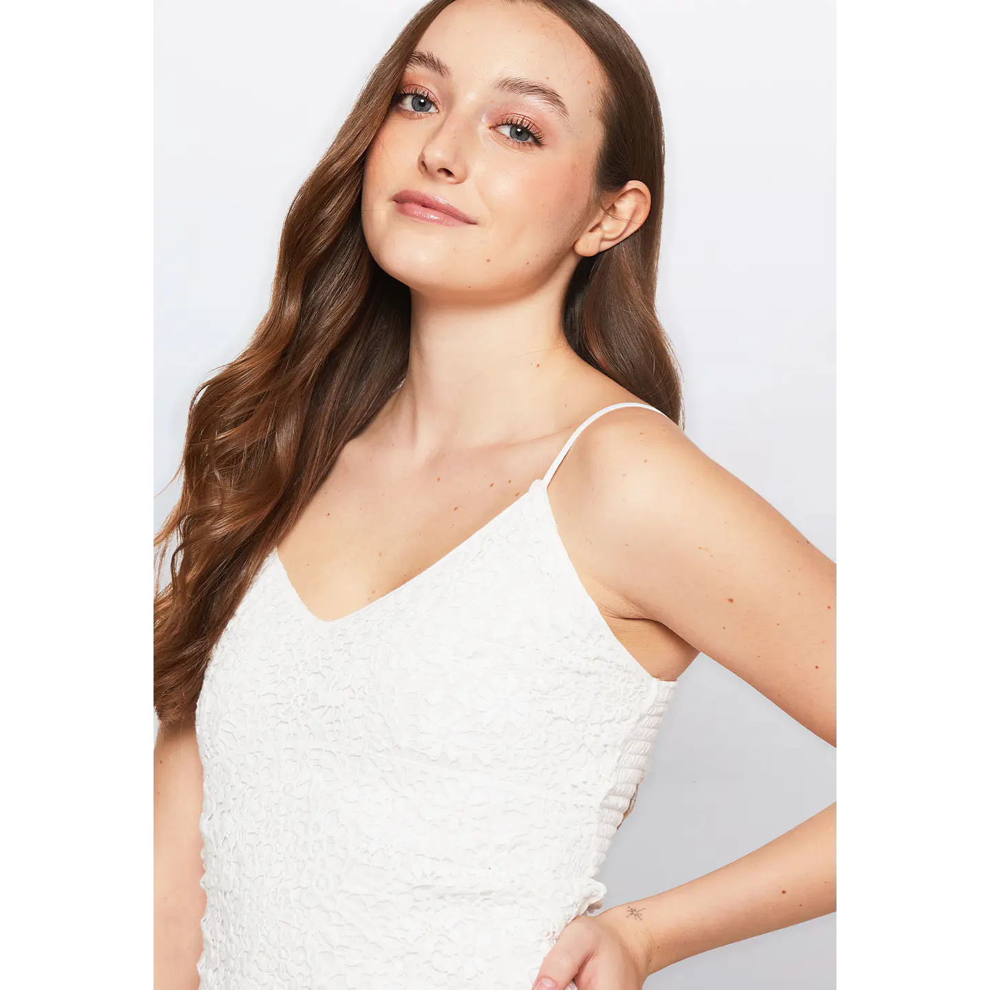 Polera Mujer Crochet Crudo Familyshop 3