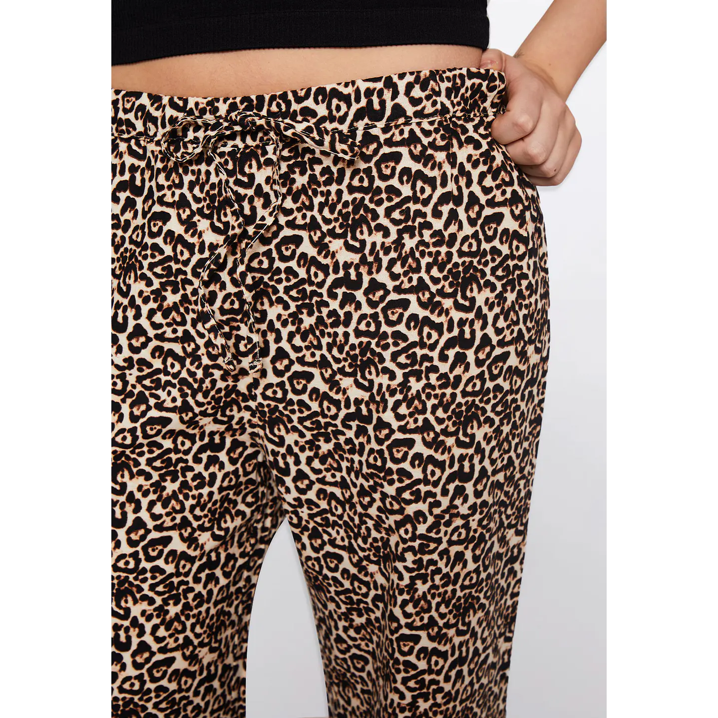 Pantalón Mujer Basta Recta Café Familyshop 3