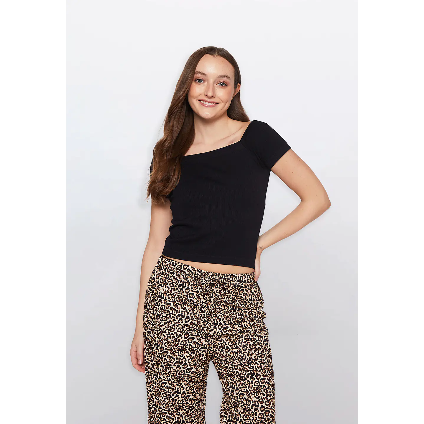 Polera Mujer Escote Negro Familyshop 1