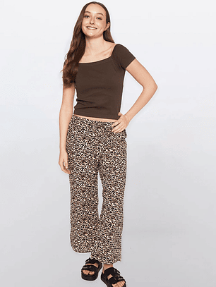 Polera Mujer Manga Corta Café Familyshop