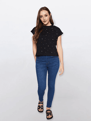 Jeans Mujer Pitillo1 Azul Familyshop