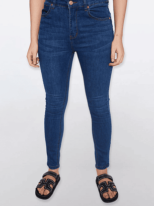 Jeans Mujer Pitillo1 Azul Familyshop