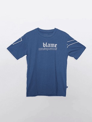 Polera Lolo Manga Corta Azul Familyshop