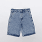 Bermuda Lolo Denim Loose Azul Familyshop - Miniatura 1