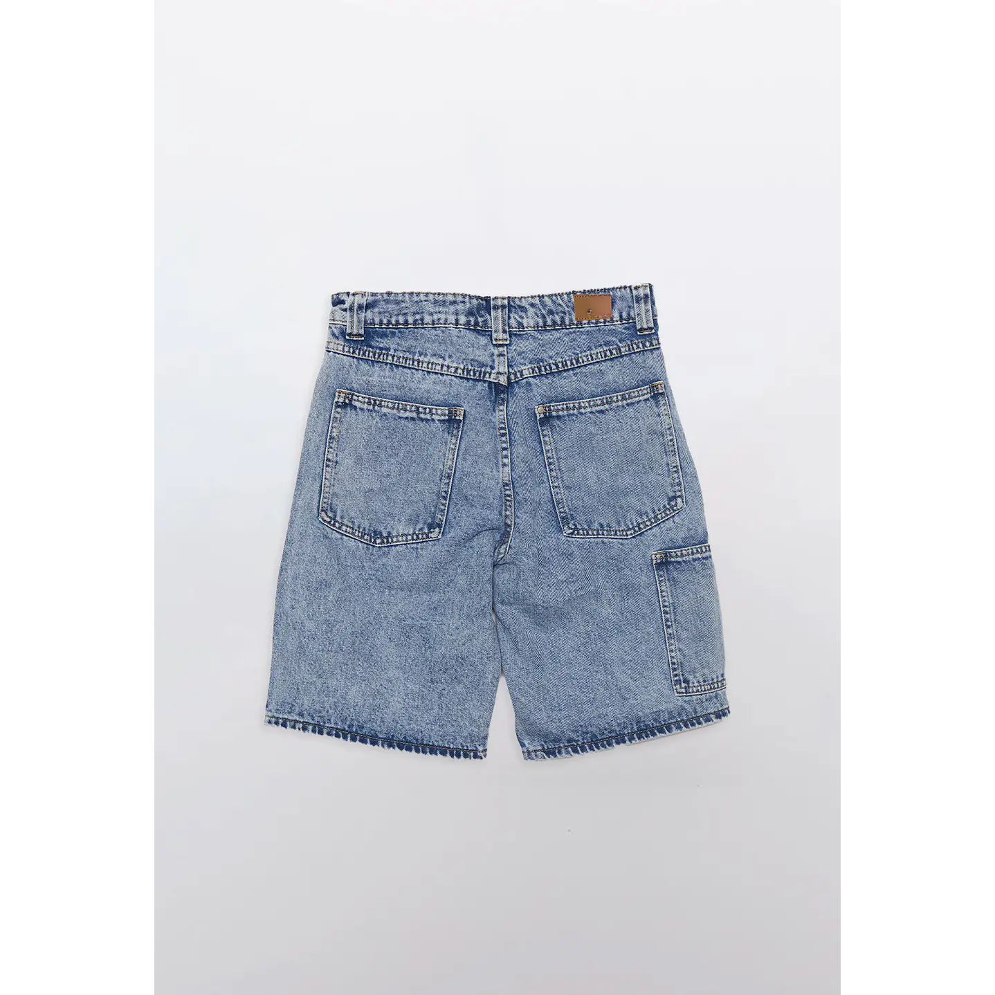 Bermuda Lolo Denim Loose Azul Familyshop 2