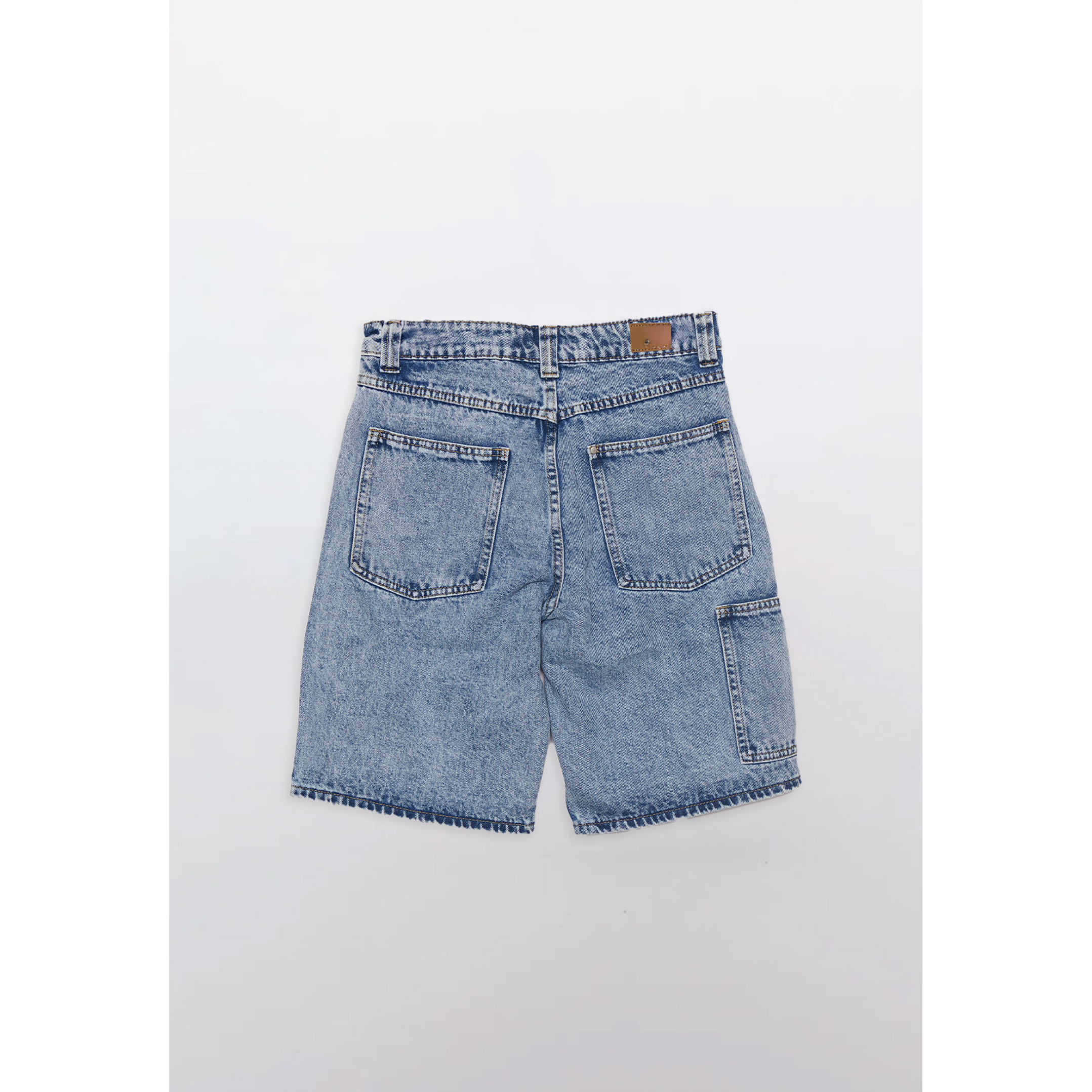 Bermuda Lolo Denim Loose Azul Familyshop 2