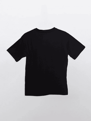 Polera Lolo Letral Metal Negro Familyshop