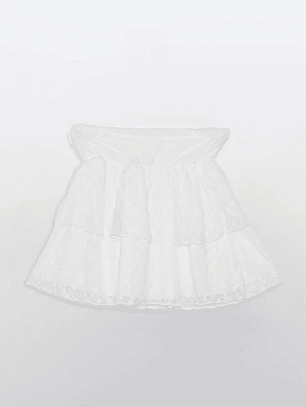 Faldas Lola Encaje Blanco Familyshop