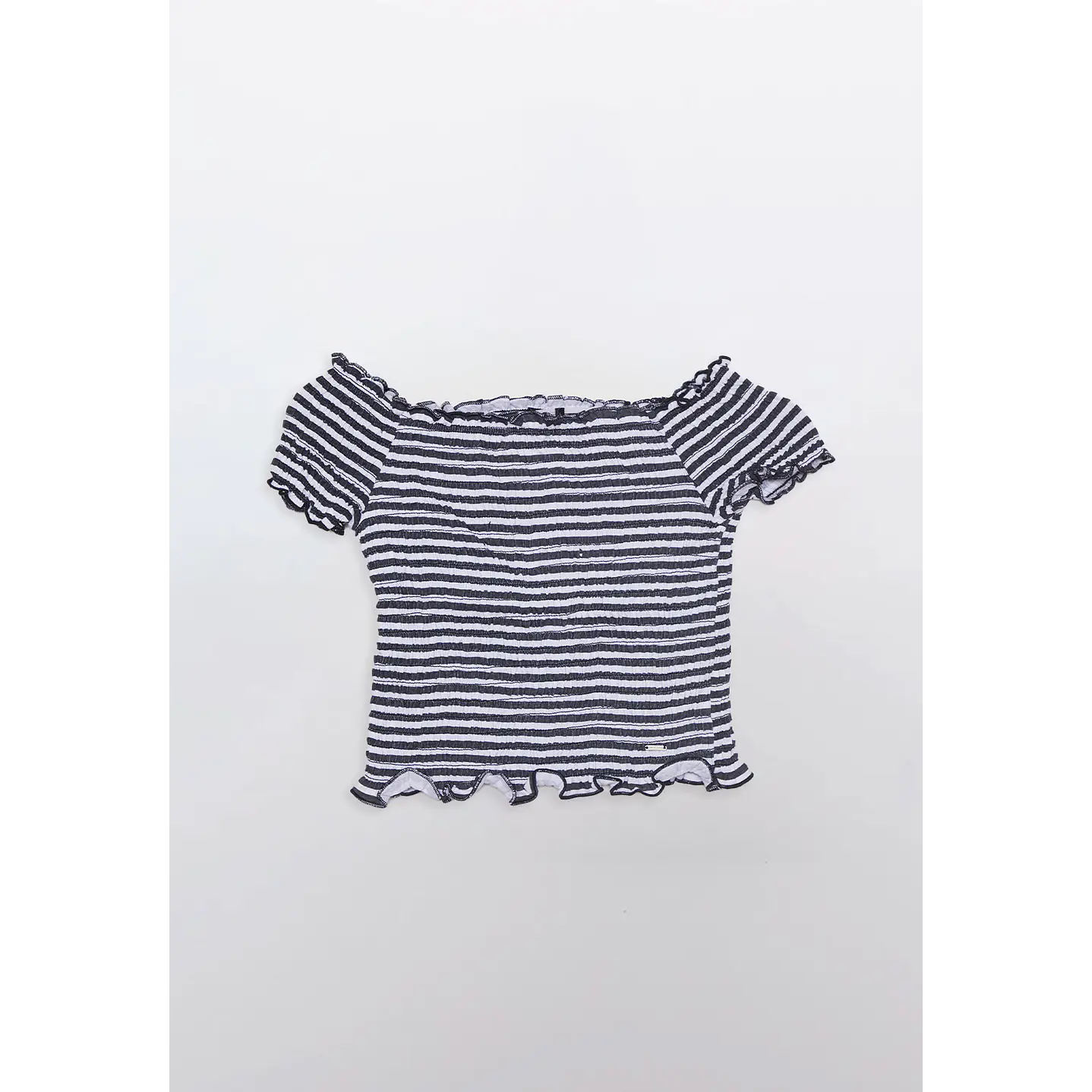Polera Lola Hombro Descubierto Negro Familyshop 6