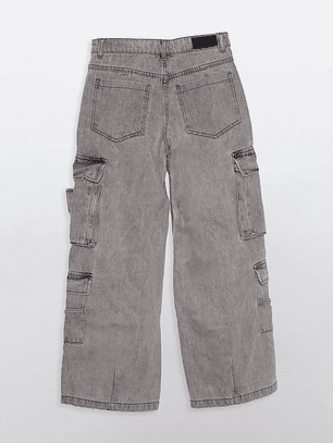 Jeans Lola Cargo Gris Familyshop