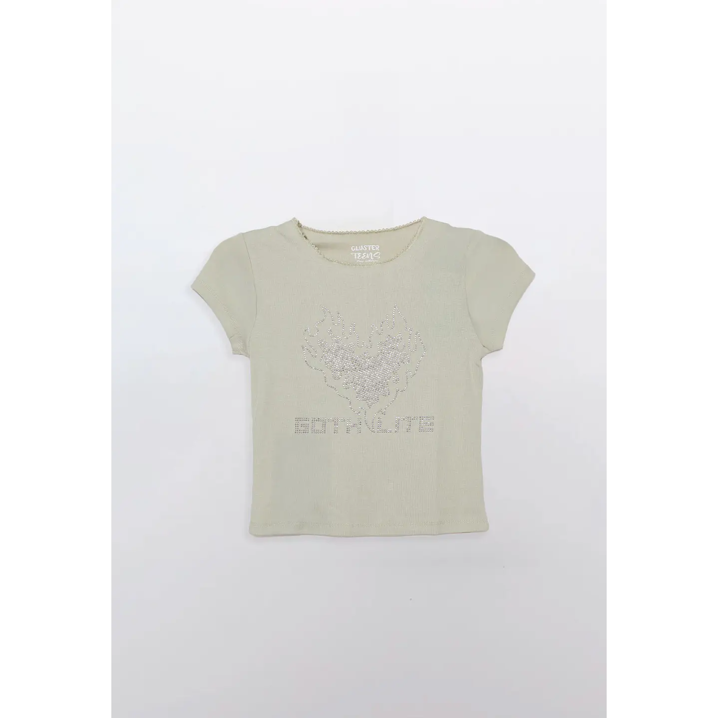 Polera Lola Strass Moda Verde Familyshop 5