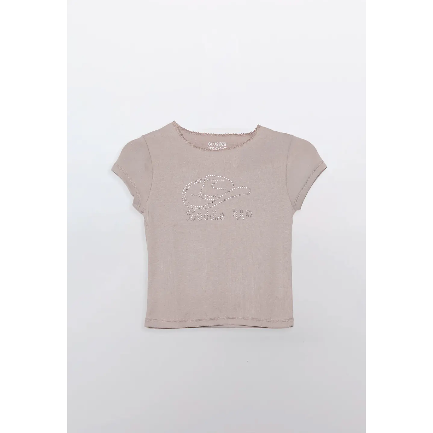 Polera Lola Strass Moda Beige Familyshop 5